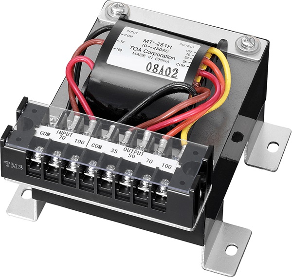 Biến áp cho loa trở kháng thấp: MT-251H | TOA