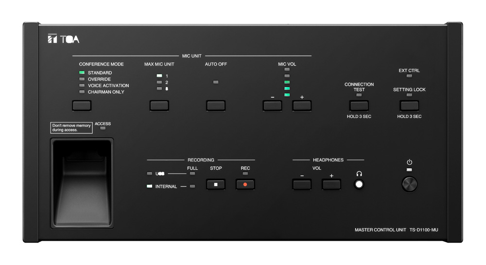 Bộ điều khiển trung tâm: TS-D1100-MU | TOA