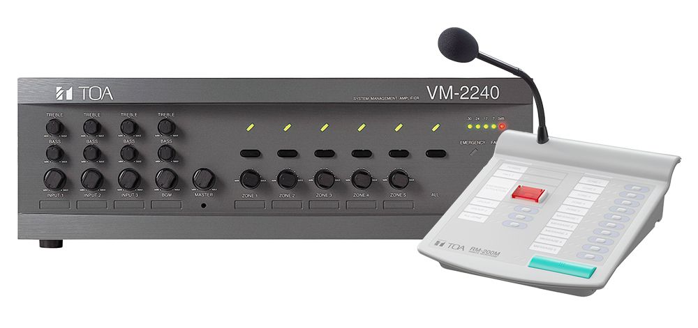 Bộ thông báo 5 vùng 240W: VM-2240 | TOA