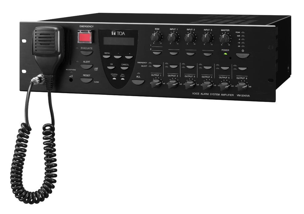 Bộ thông báo 6 vùng 360W: VM-3360VA | TOA