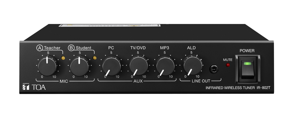 Bộ thu không dây hồng ngoại: IR-802T | TOA