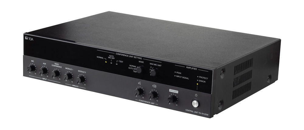 Bộ trung tâm liền công suất 120W, hỗ trợ mô-đun không dây: TS-7912DW-AS | TOA