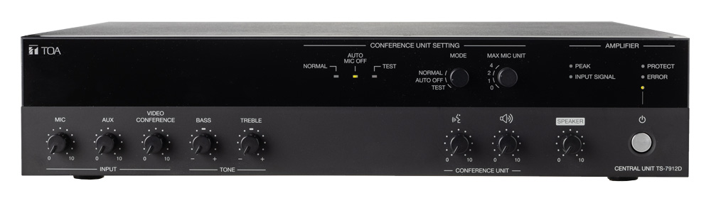 Bộ trung tâm liền công suất 120W: TS-7912D-AS | TOA