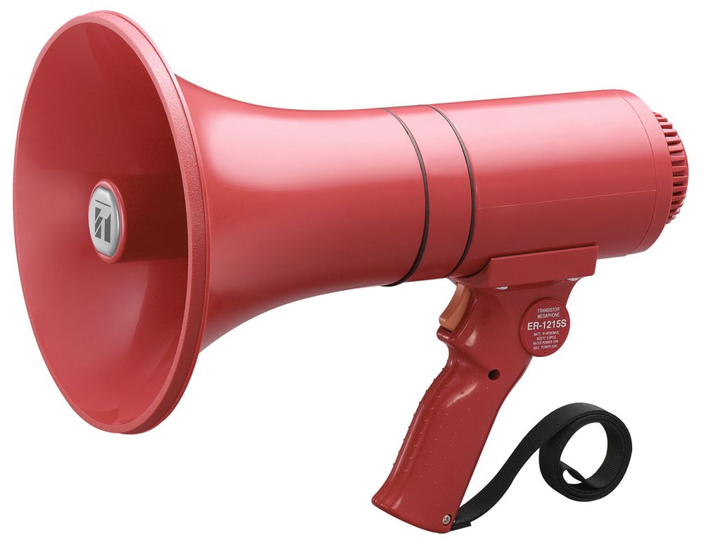 Megaphone cầm tay 15W còi hú: ER-1215s | TOA