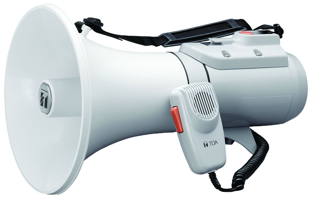 Megaphone Đeo vai với còi hú 15W: ER-2215W | TOA