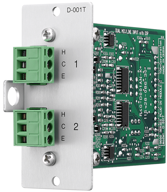 Mô-đun ngõ vào mức MIC-LINE có DSP: D-001T | TOA
