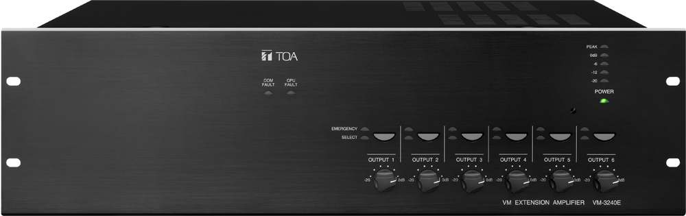Tăng âm mở rộng 6 vùng 360W: VM-3360E | TOA