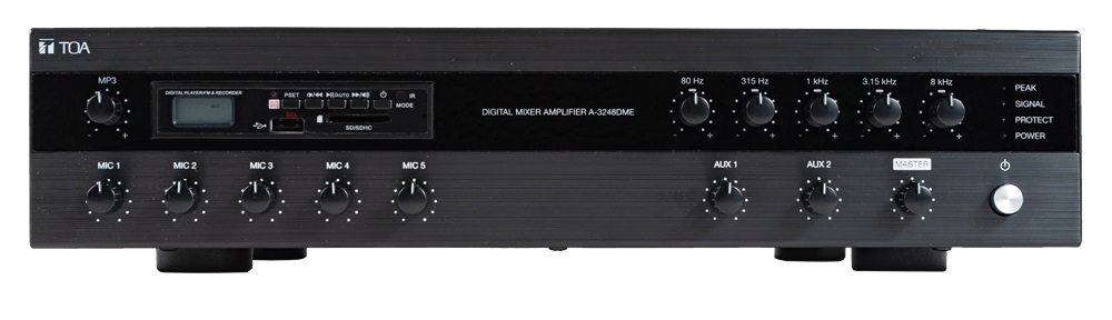 Amply Hỗ trợ MP3, chỉnh EQ 480W A-3248DME-AS | TOA