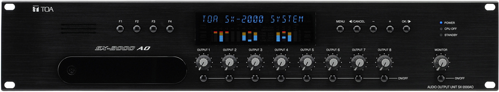 Thiết bị ngõ ra âm thanh: SX-2000AO | TOA