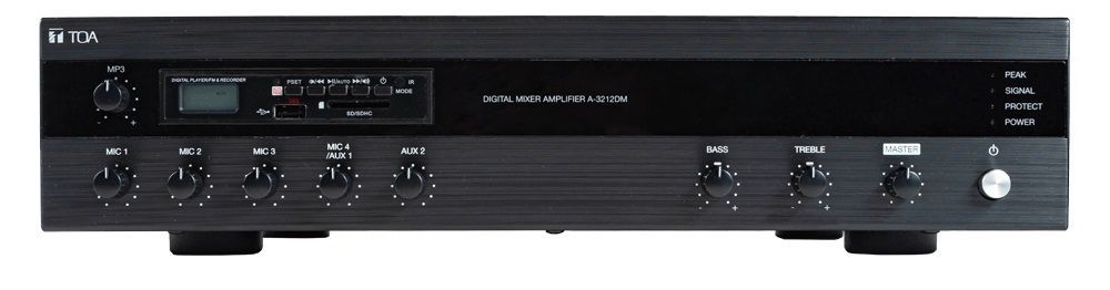 Amply A-3224DM-AS hỗ trợ MP3, Bluetooth công suất 240W | TOA