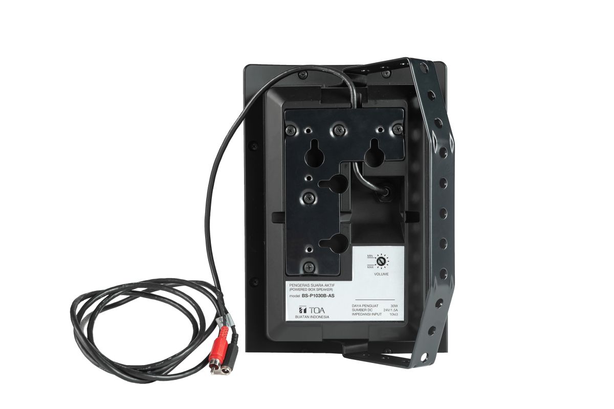 Loa hộp liền công suất màu đen 30W: BS-P1030B-AS | TOA