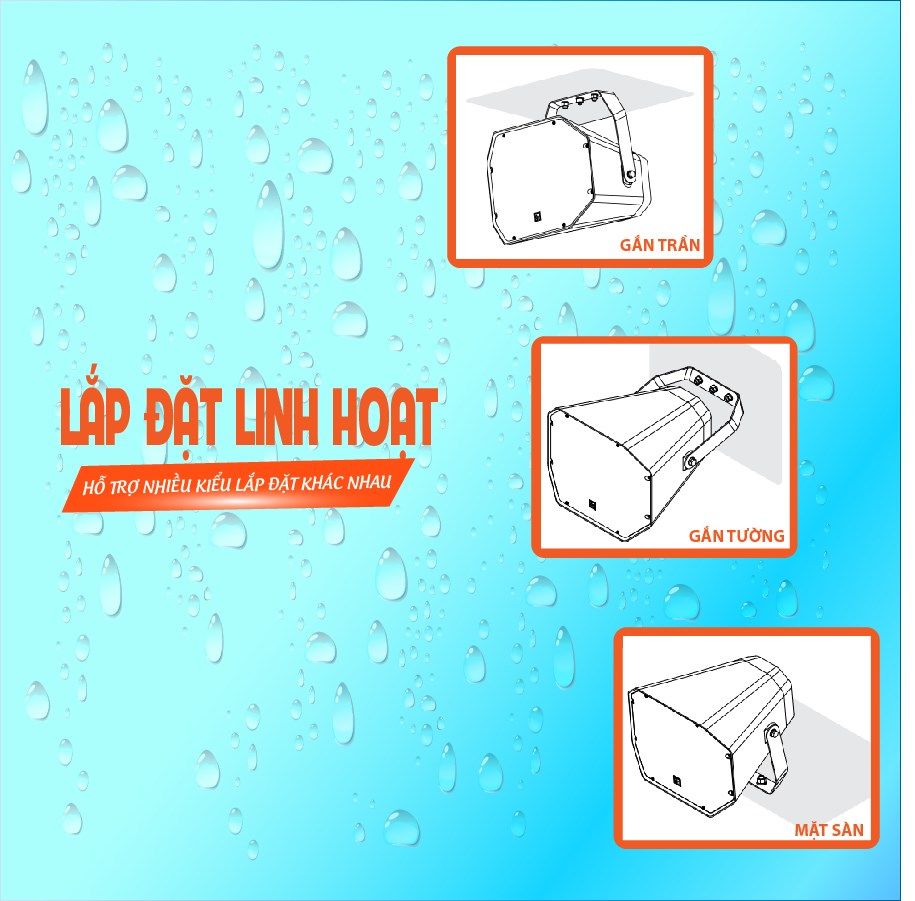 Loa nén phát nhạc nền: CS-760W-AS | TOA