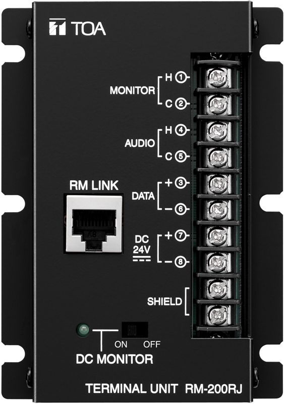 Pannel đấu nối Micro chọn vùng từ xa: RM-200RJ | TOA