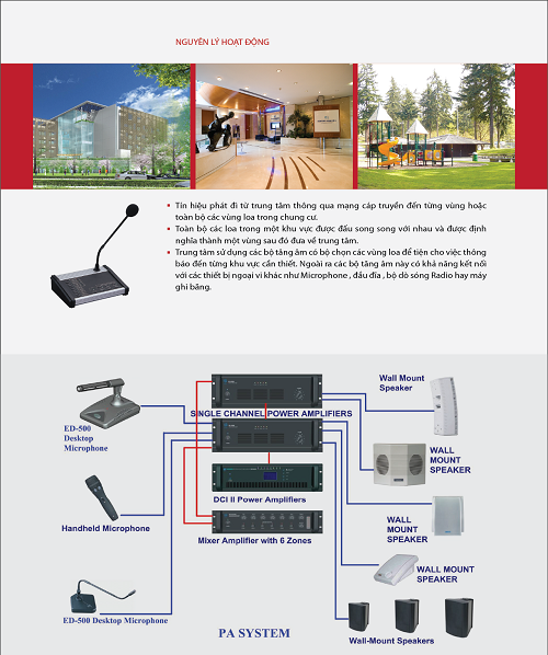 Giải pháp lắp đặt hệ thống âm thanh thông báo công cộng
