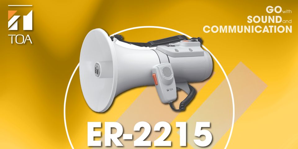 Loa cầm tay Megaphone ER-2215 và ER-1215S ứng dụng tuyệt vời