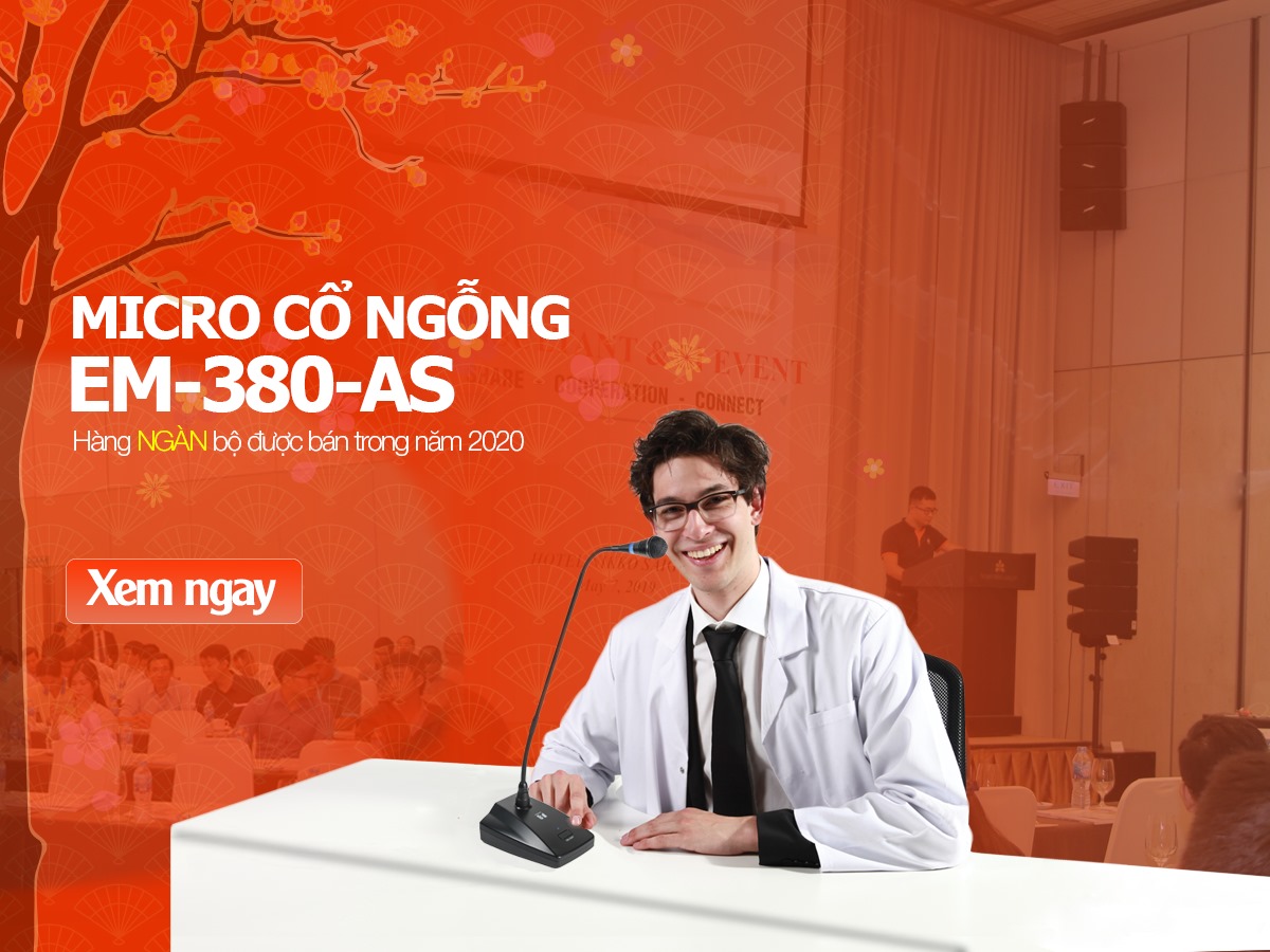 6 lý do không thể bỏ qua để lựa chọn micro cổ ngỗng EM-380-AS