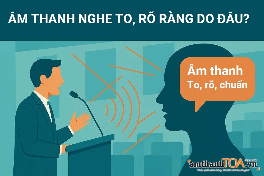 Yếu tố nào quyết định đến độ rõ ràng, mạch lạc của âm thanh nghe được