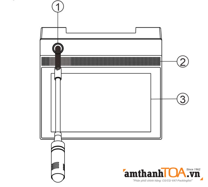 Hướng dẫn kết nối sử dụng Micro cảm ứng IP-107RM