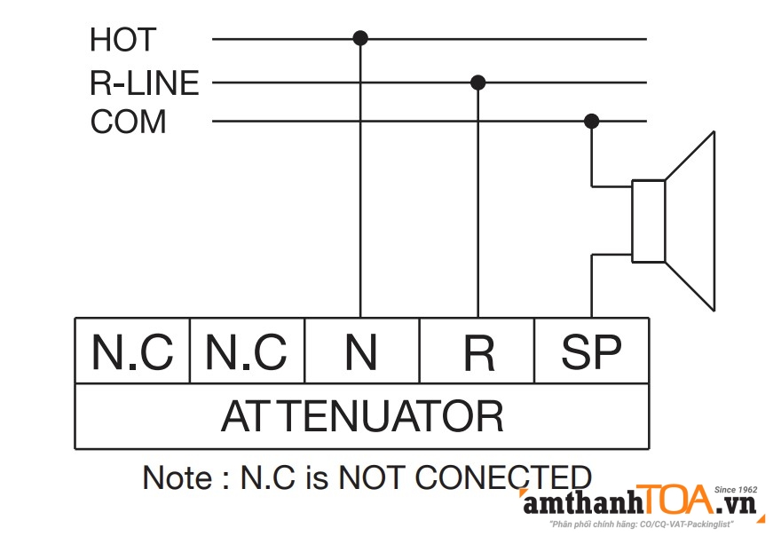Cách nối 3 dây cho chiết áp AT-4000