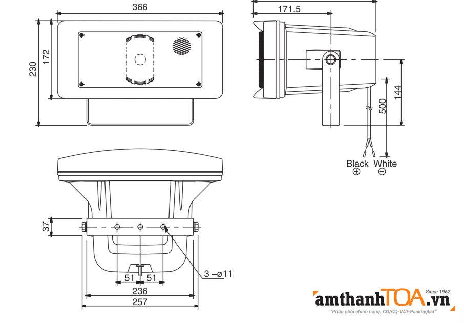 Kích thước loa CS-154 và CS-304 Kích thước loa CS-154 và CS-304