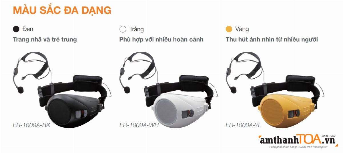 Loa đeo hông, loa di động dã ngoài ER-1000A thế hệ mới Loa đeo hông, loa di động dã ngoài ER-1000A thế hệ mới