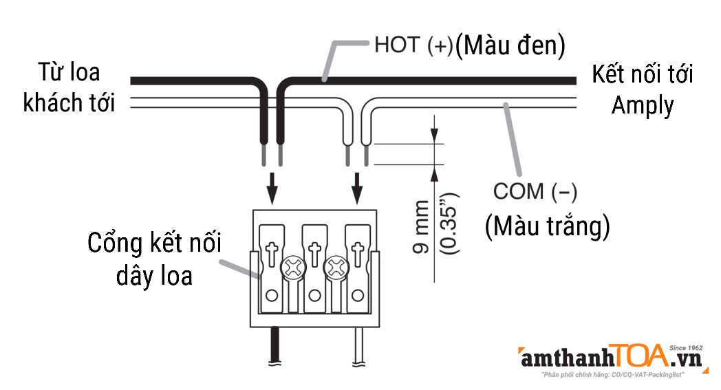 Nối dây âm thanh cho loa hộp BS-678 và BS-678B