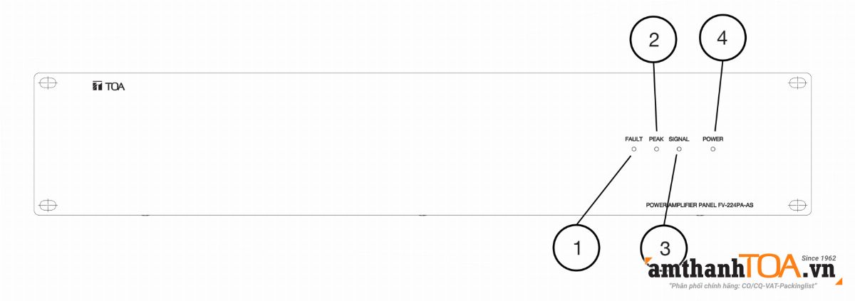 Hướng dẫn kết nối và sử dụng amply 240W TOA FV-224PA-AS