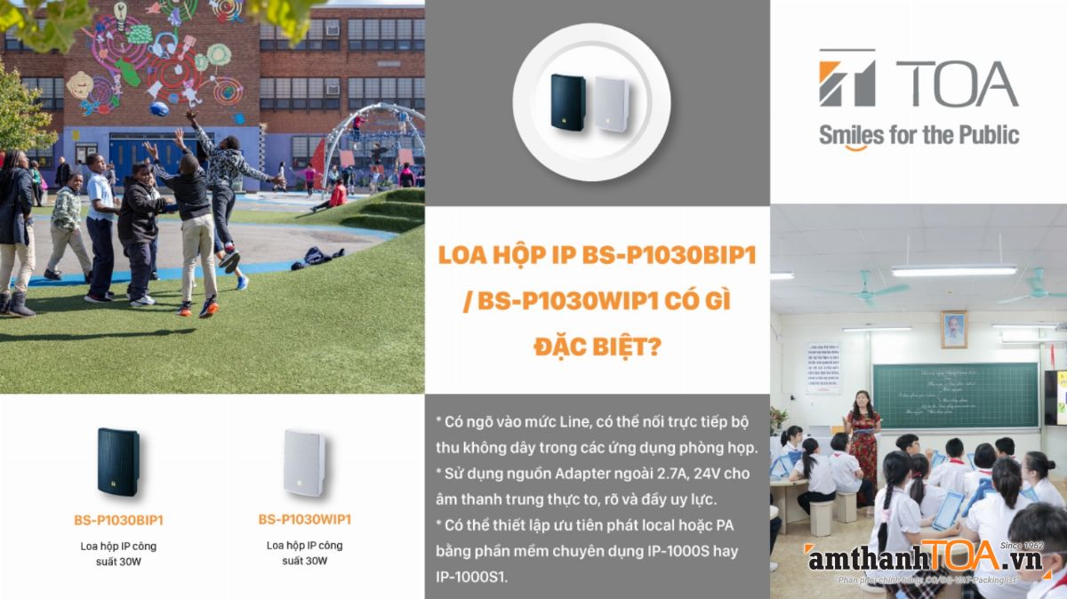 BS-P1030BIP1 và BS-P1030WIP1 có đặc điểm gì nổi bật