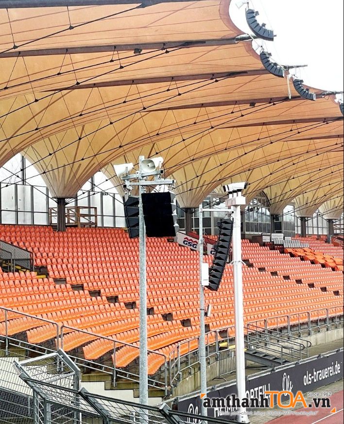 Hệ thống âm thanh TOA lắp đặt cho Sân vận động Marschweg