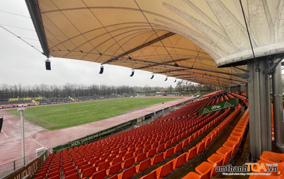 Hệ thống âm thanh TOA lắp đặt cho Sân vận động Marschweg