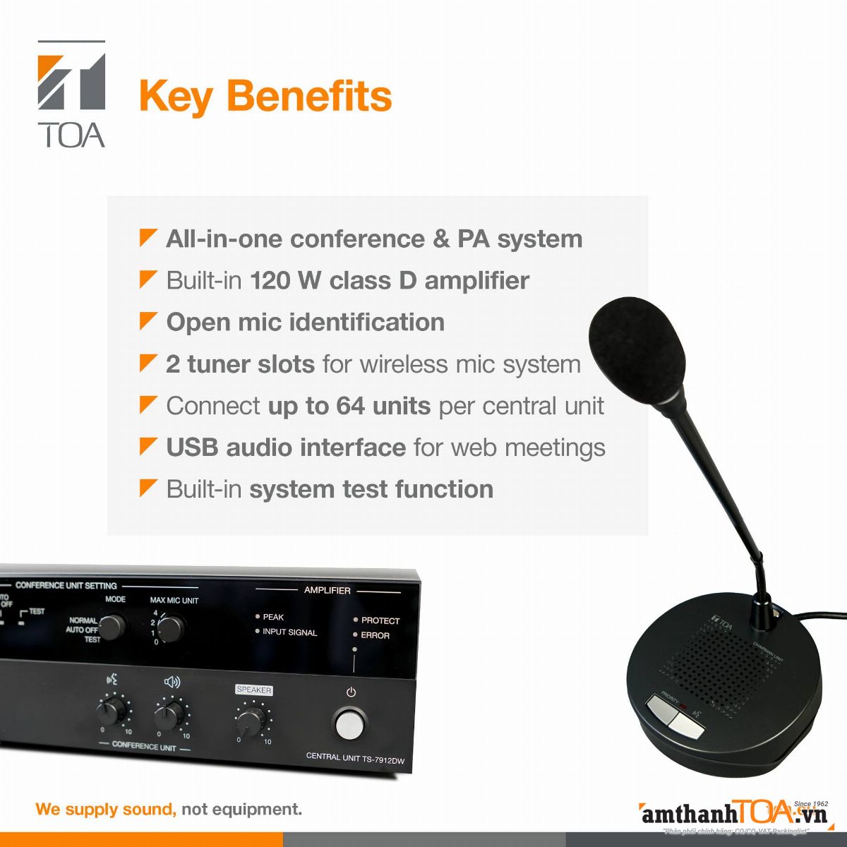 Giới thiệu Hệ thống Hội nghị TOA TS-790 mới -3