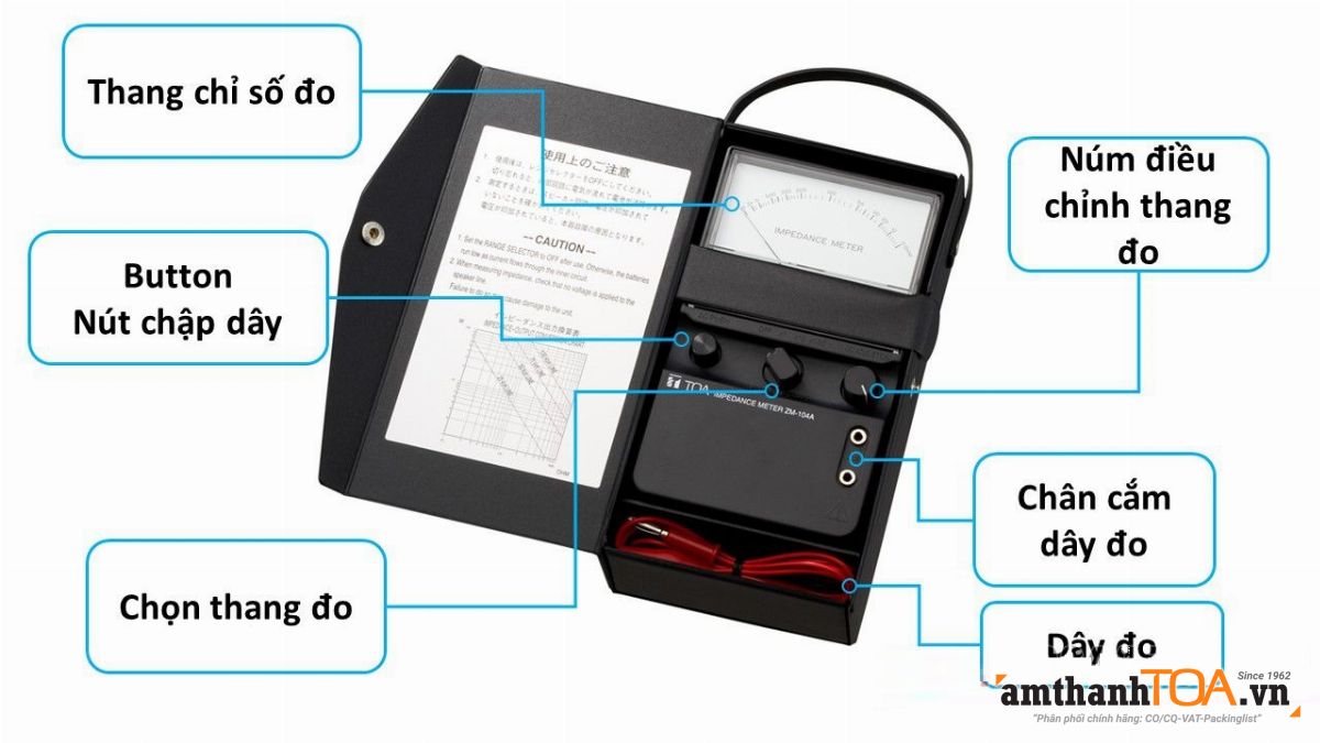 Hướng dẫn sử dụng đồng hồ đo trở kháng ZM-104A Hướng dẫn sử dụng đồng hồ đo trở kháng ZM-104A