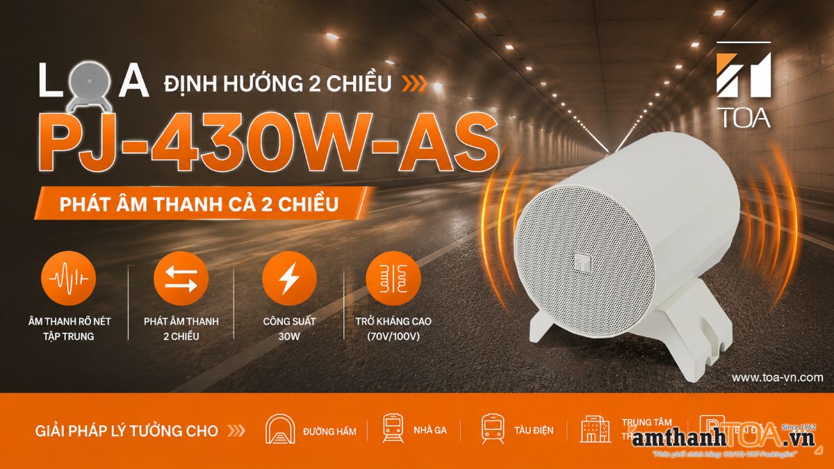 PJ-430W-AS - Loa định hướng 2 chiều